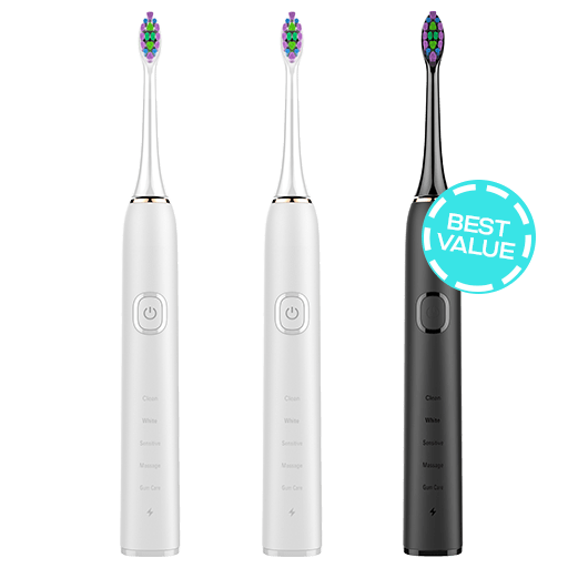 3x Sonic Electric Toothbrush